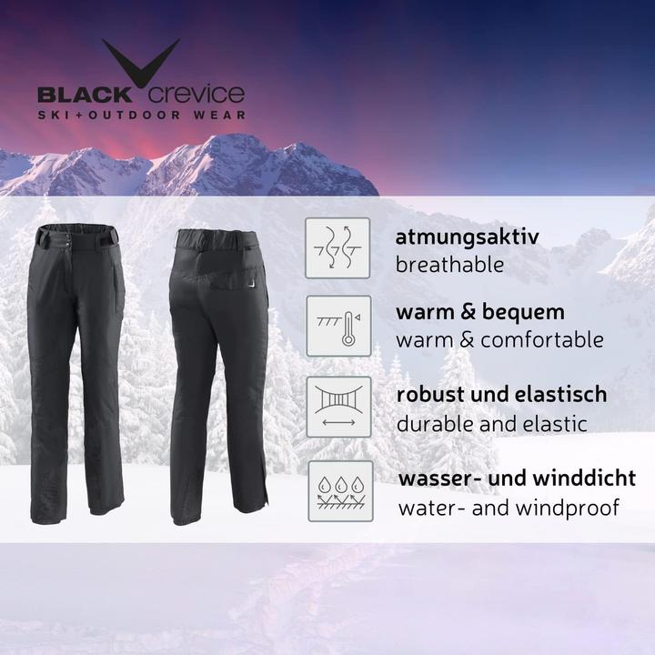 Immagine prodotto Black Crevice Pantaloni da Sci per Crepe (48)