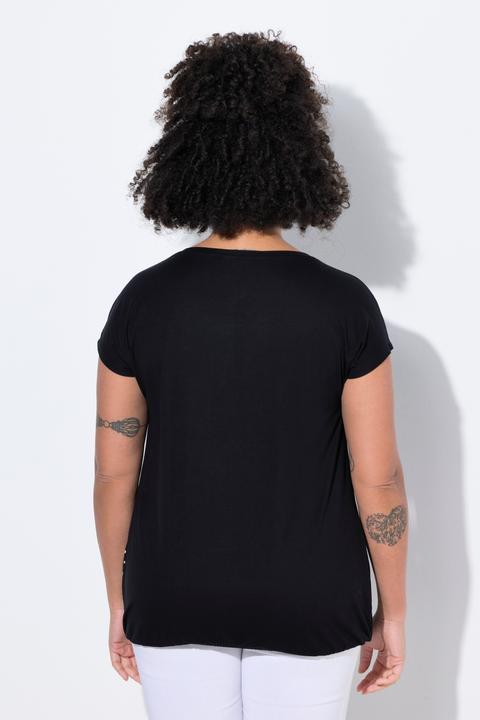 Produktbild Miamoda T-Shirt, Komfort Fit, Paris/Herz-Druck, elastischer Saum (46)