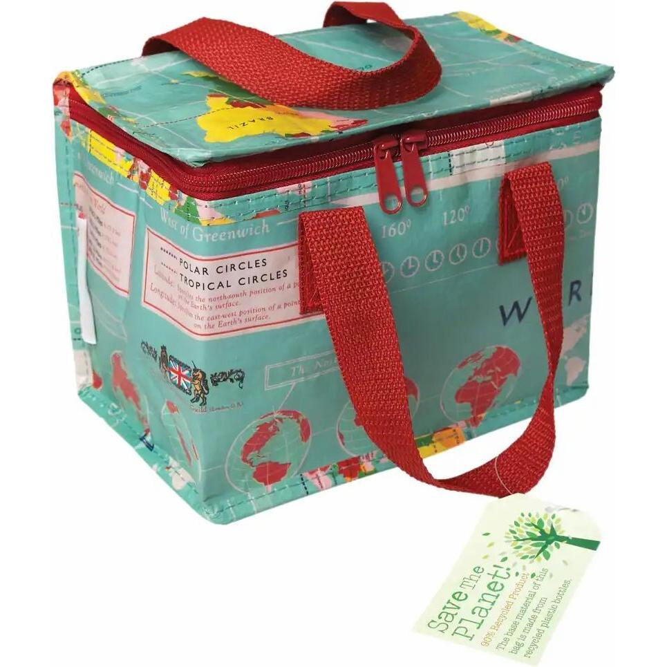 Rex London isotherme lunchtasche world map, Lunchbox, Mehrfarbig