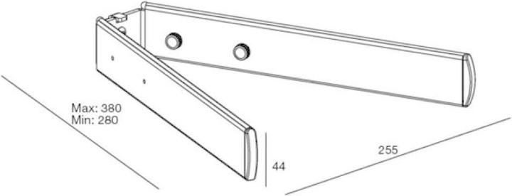 Actual product image Multibrackets Holder for M Series Silver