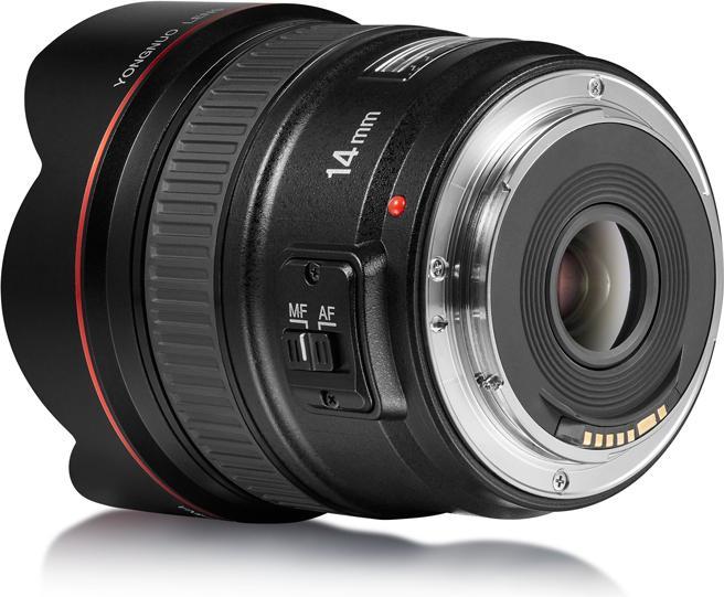 Produktbild Yongnuo 14mm f/2.8 C Canon EF (Canon EF, Micro Four Thirds, APS-C / DX)