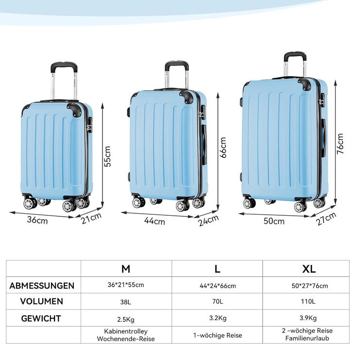 Produktbild Beibye Hartschalen-Koffer (70 l)