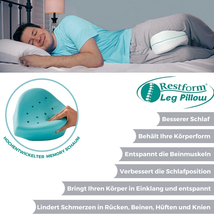 Actual product image Restform Leg Pillow (25 x 25 cm)