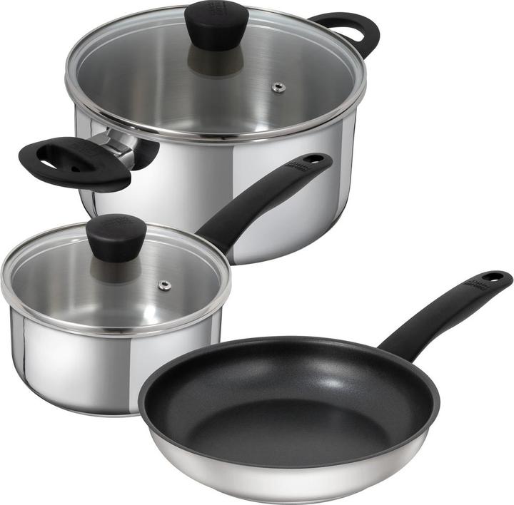 Immagine prodotto Kuhn Rikon Set di pentole classiche (Set di pentole e padelle da cucina, Acciaio inossidabile)