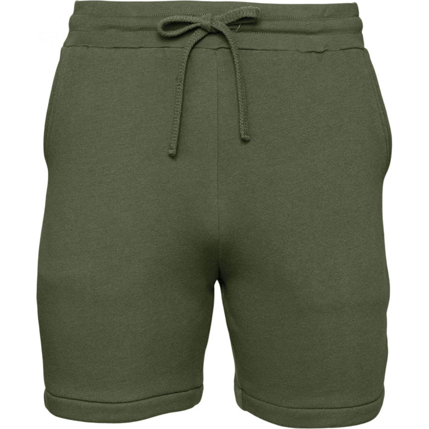 Bella Canvas, Herren, Shorts, Sweatshorts, Grün, (XL)