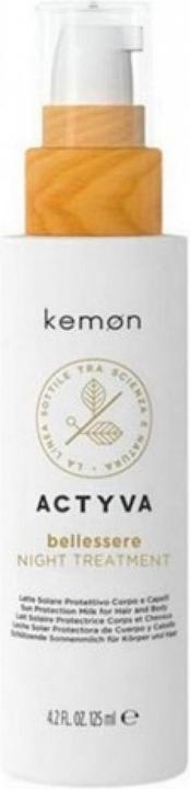 Kemon - Actyva Bellessere Night Treatment - Overnight moisturizing mask for all hair types (125 ml)