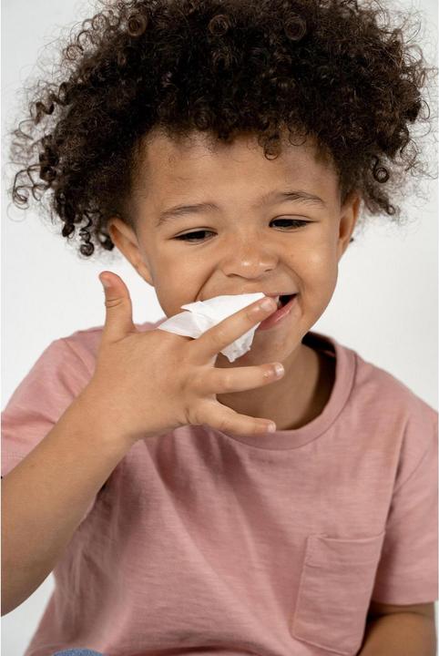 Actual product image Brush-Baby Tooth cleaning tissues (Soft, 1x)