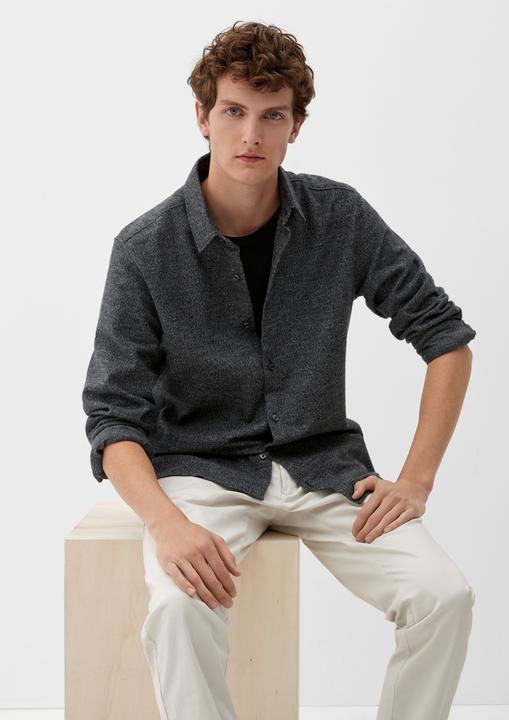 Produktbild s.Oliver Hemd Slim: Hemd aus Baumwolltwill (M)