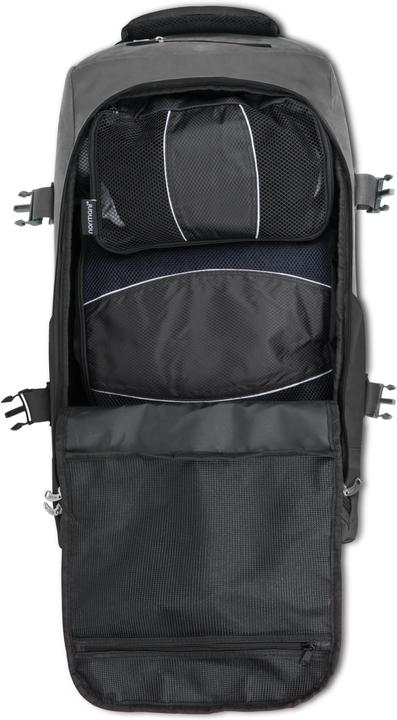 Actual product image Normani Reisetrolley mit Rucksackfunktion 90 L mit 5 Kleidertaschen (90 l)