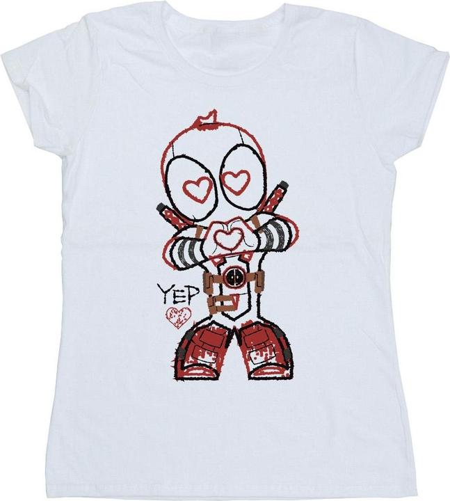 Produktbild Deadpool Love Beam Line TShirt (M)