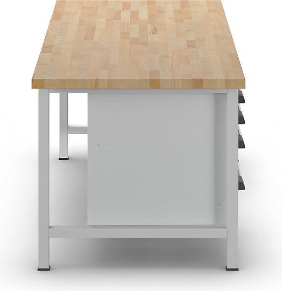 Actual product image eurokraft pro Workbench (200 cm, 90 cm)