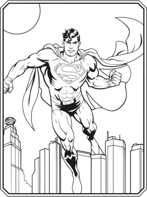 Actual product image DC Superman: Superstarker Malblock