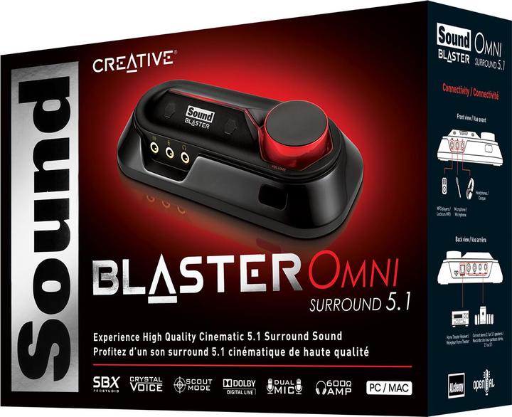 Actual product image Creative Sound Blaster Omni Surround 5.1 (USB 2.0)