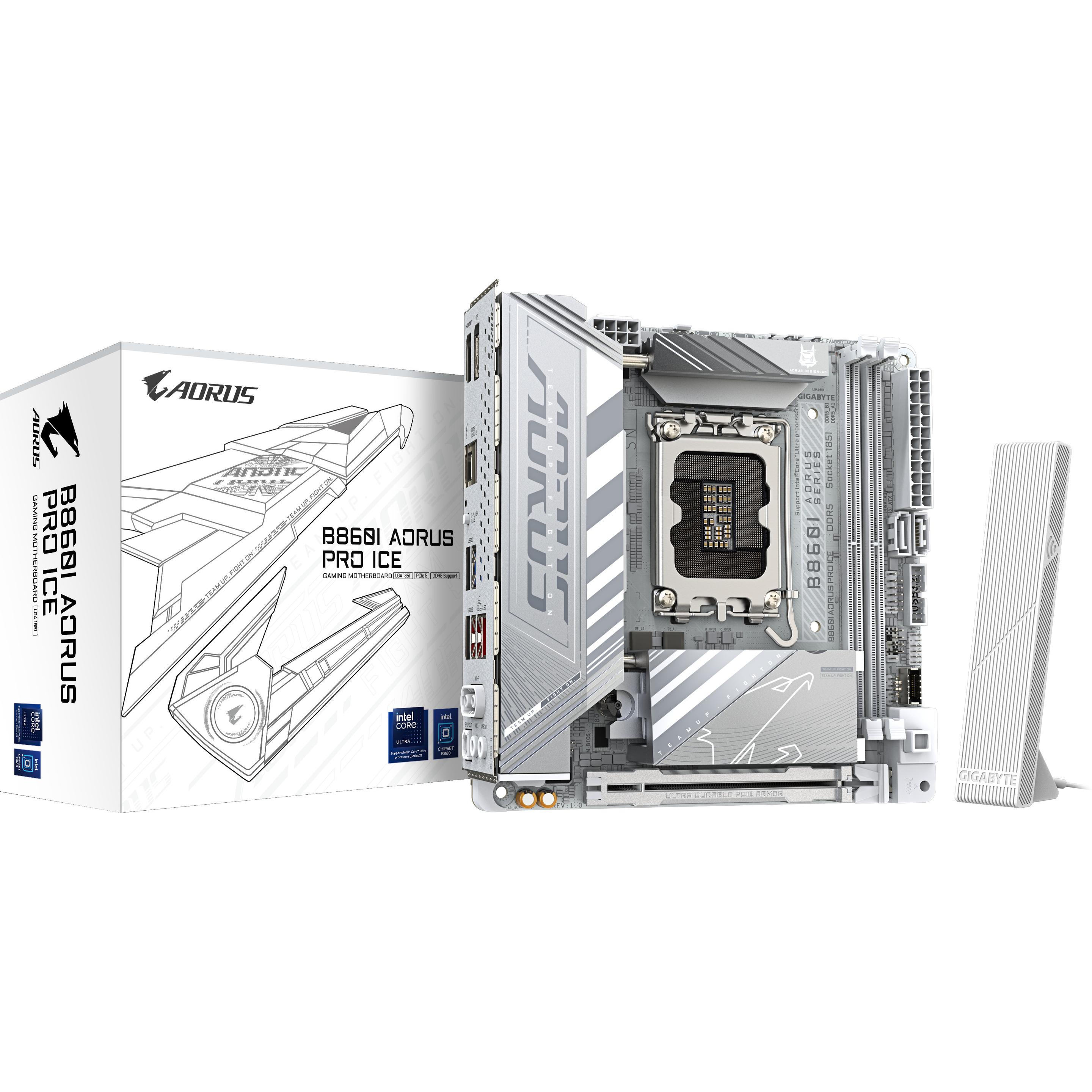 Gigabyte B860I AORUS PRO ICE (LGA 1851, Intel B860, Mini-ITX), Mainboard