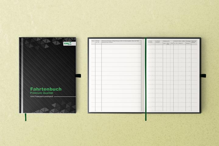 Produktbild Rnk Fahrtenbuch Premium für Pkw, 144 Seiten, DIN A5 für 144 DIN A5, Hardcover (144 x)