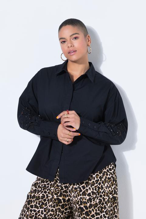 Immagine prodotto Studio Untold Camicia dal taglio oversize con ricami e rivetti sulle maniche lunghe (42, 44)