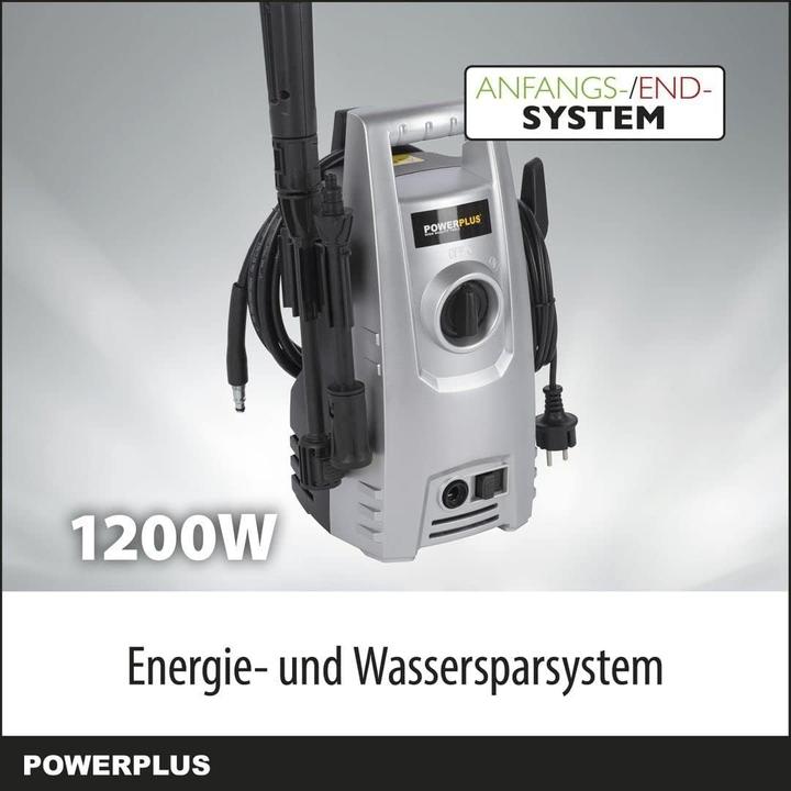 Actual product image Powerplus High pressure cleaner 1200W (Electrical connection)