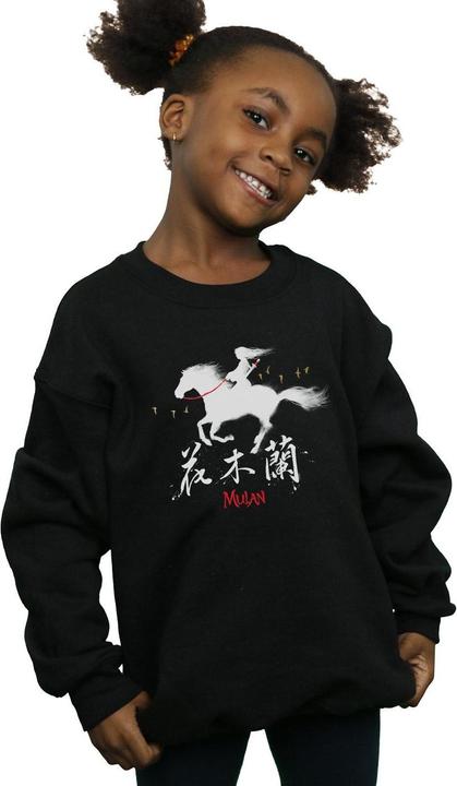 Produktbild Disney Mulan Movie Wind Silhouette Sweatshirt Mädchen (152, 158)