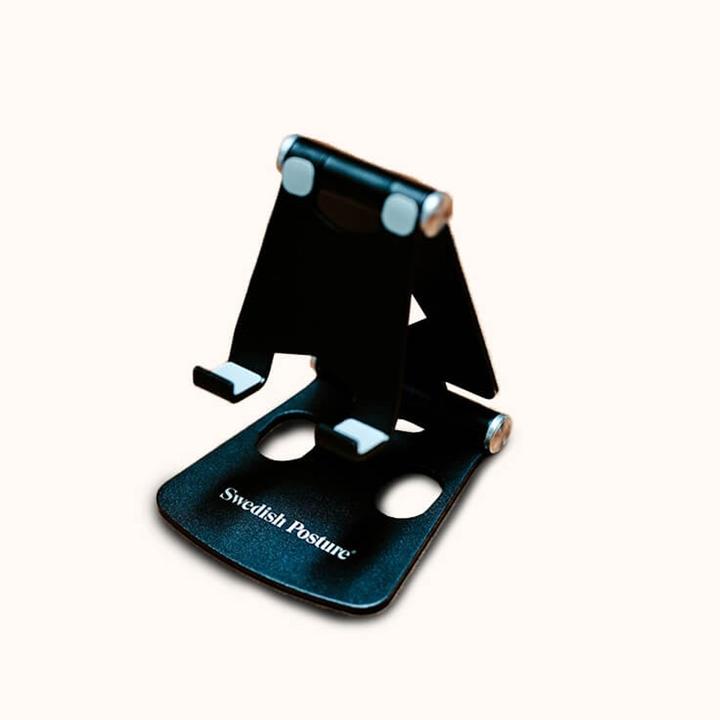 Actual product image Swedish Posture Ergonomic foldable aluminum table mount for smartphone