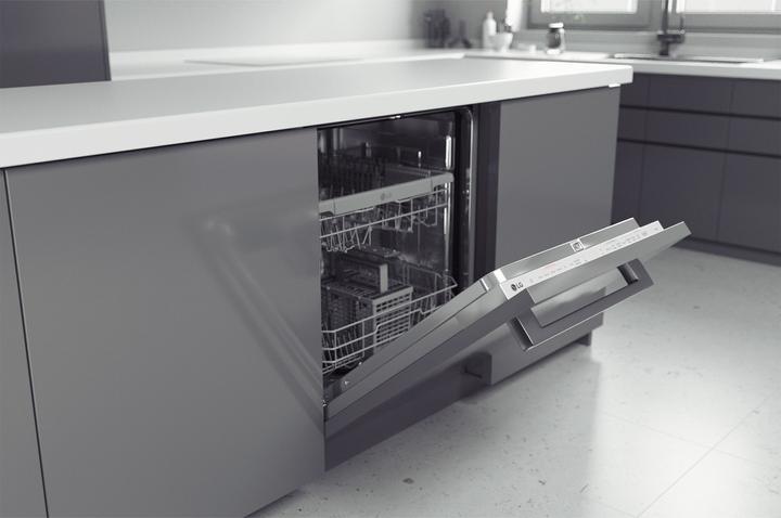 Produktbild LG QuadWash DB242TX Vollautomatischer Geschirrspüler Klasse D 46dB 14 Massgedecke Wi-Fi