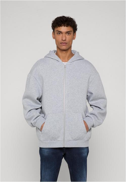 Produktbild Urban Classics Fluffy Zip Hoody heathergrey XXS (XXS)