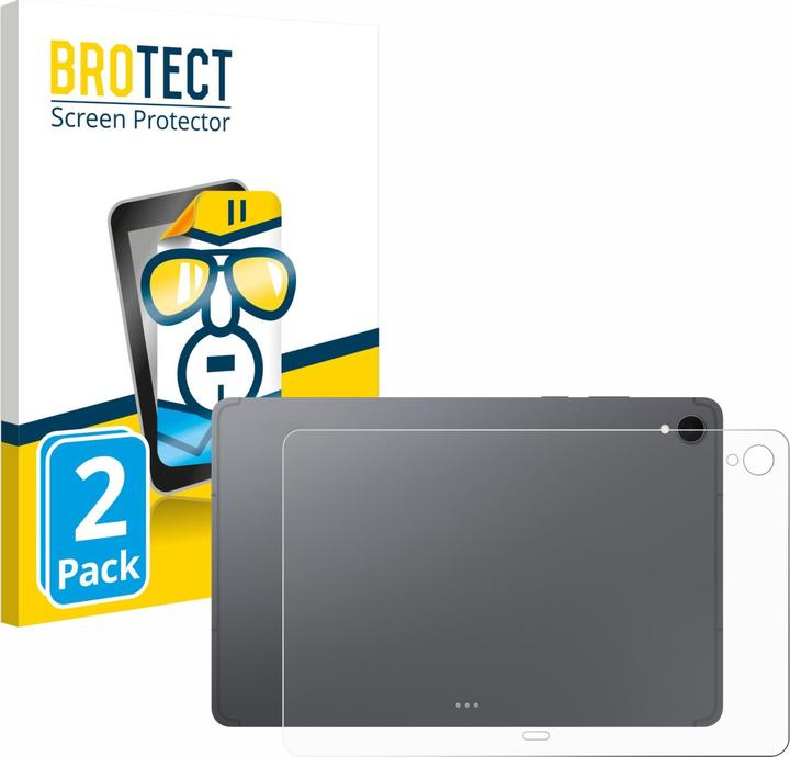 BROTECT Schutzfolie für Samsung Galaxy Tab S11 (Rückseite) Displayschutz Displayschutzfolie Folie Klar T (2 Stück, Galaxy Tab S11)