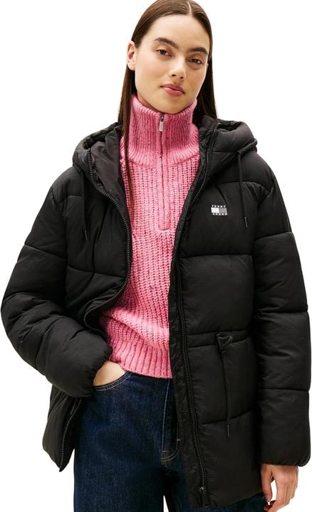 Actual product image Tommy Jeans Hooded Midi Puffer Jacket (S)