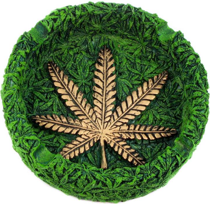 Produktbild Multi-i Resin Ashtray Gold Leaf 13cm