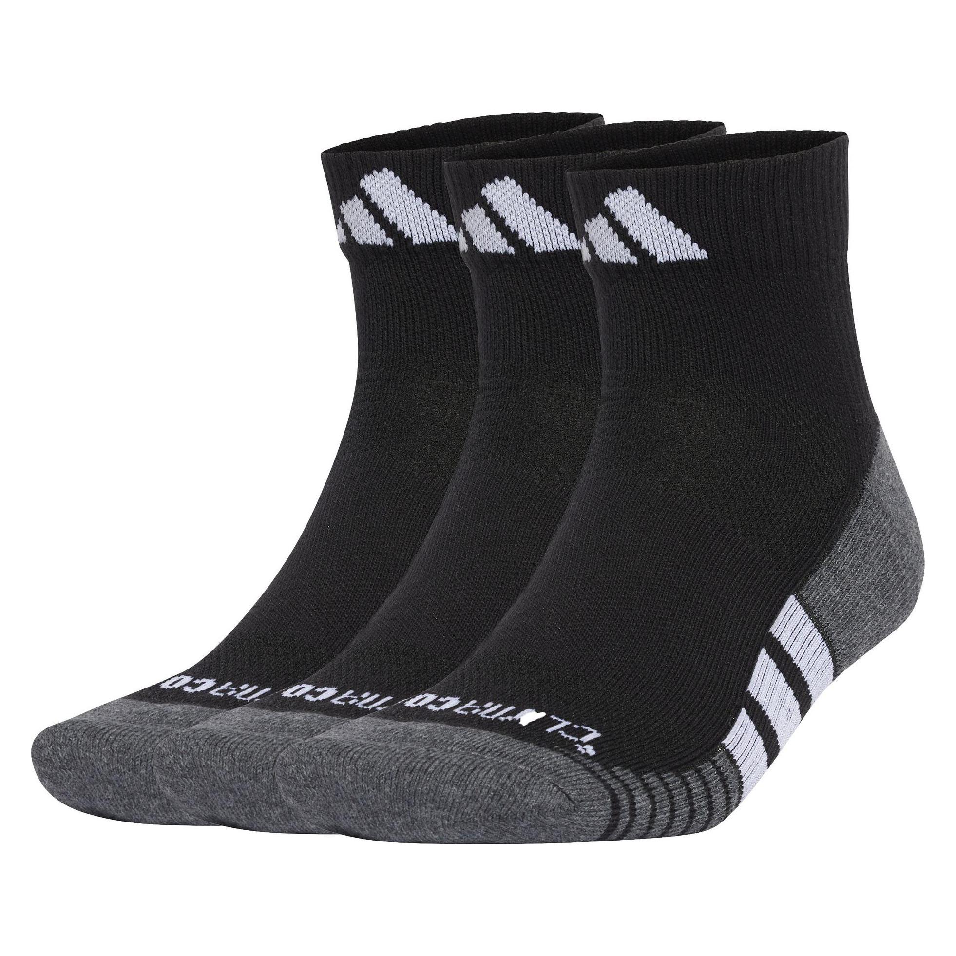 Adidas, Jongens, Sportsokken, Performance Kussen 3-Pak Sokken (37 - 39), Zwart