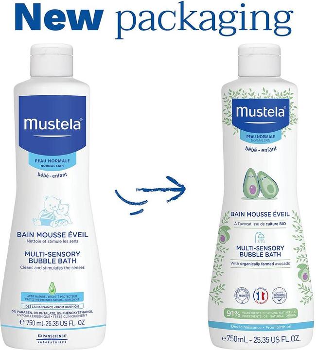 Image du produit Mustela Bain à bulles multisensoriel