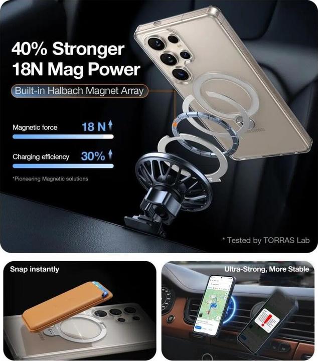 Actual product image Torras Ostand Spin Series (Samsung Galaxy S25 Ultra)