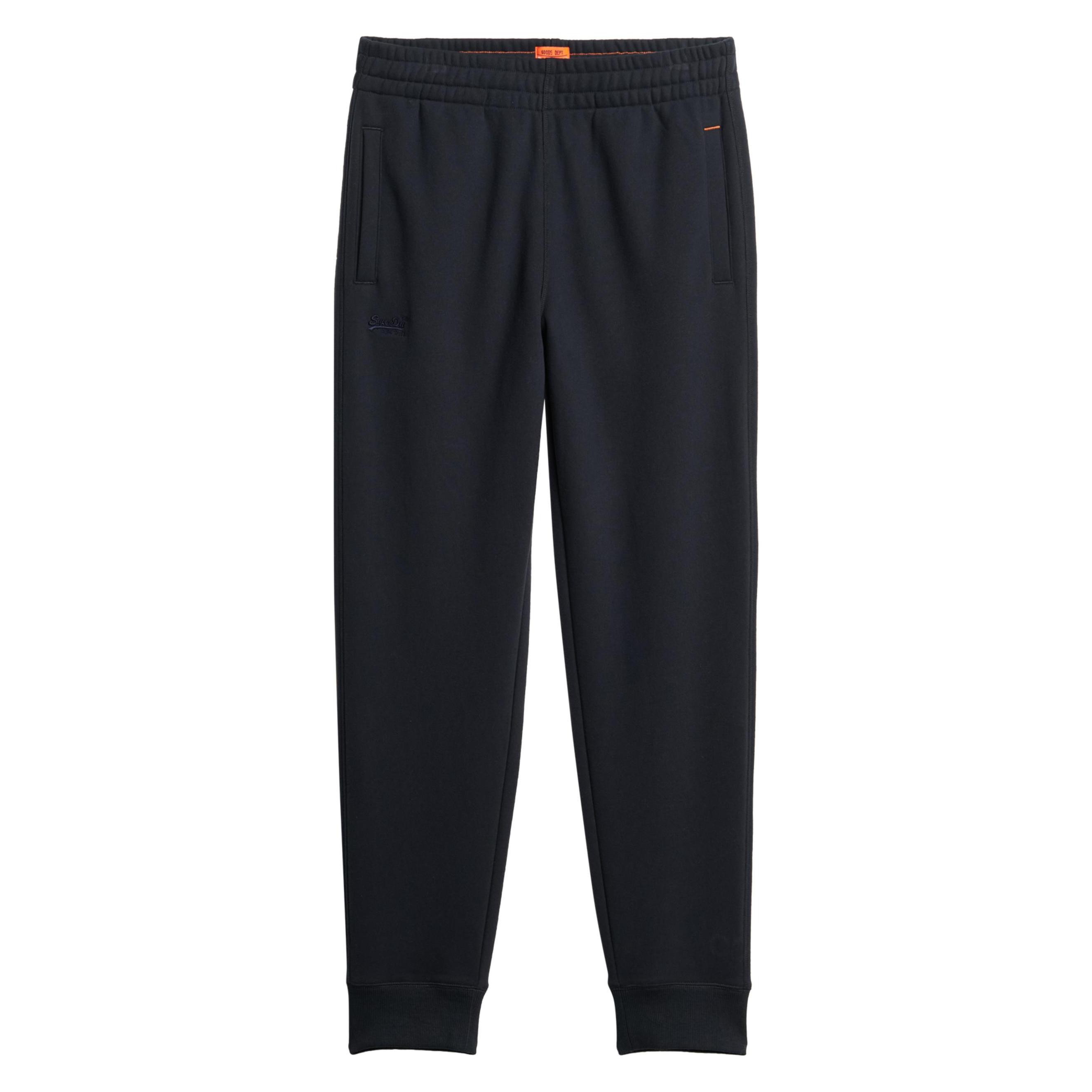 Superdry, Herren, Hosen, Leicht Aufgeraute Essential Logo Jogginghose, Blau, (S)