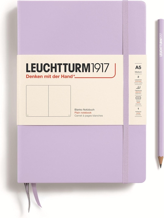 Image du produit Leuchtturm1917 Carnet de notes (A5, Blanc, Couverture rigide)