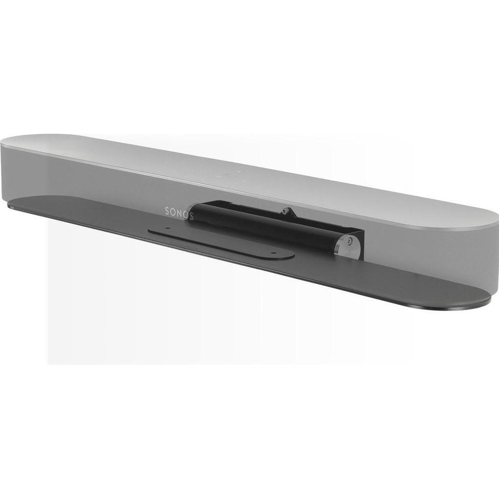 Flexson Sonos Beam Wandhalterung (1 Stk., Wandmontage, Neigbar), Lautsprecher Ständer + Wandmontage, Schwarz