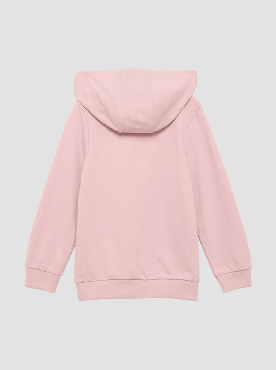 Immagine prodotto S.Oliver Sweatshirt Unisex Kapuzen-Sweatshirt mit Rippbündchen und kleinem Print-Detail (128, 134)