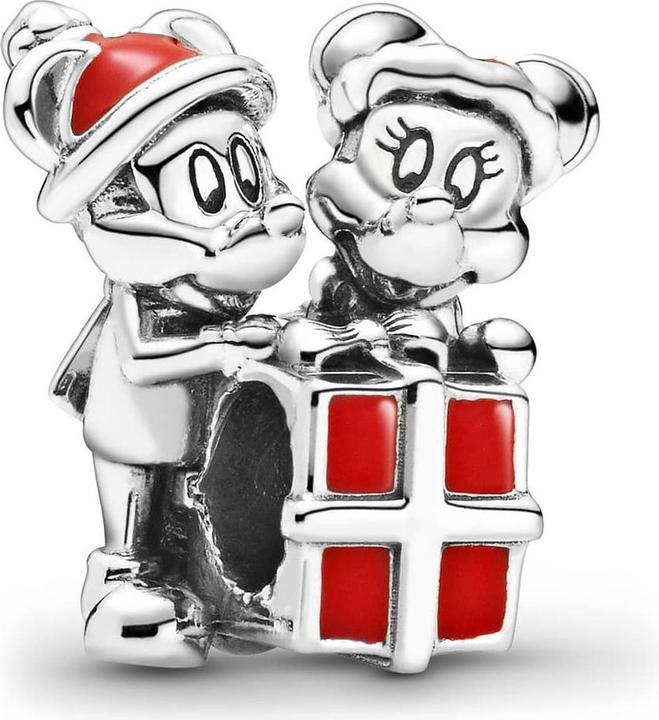 Immagine prodotto Pandora Disney Mickey & Minnie Mouse Presenta il fascino (Argento 925, Smalto)