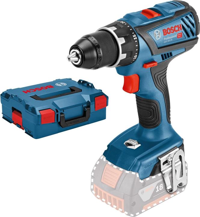 Immagine prodotto Bosch Professional Trapano avvitatore a batteria GSR 18V-28, Versione Solo, L-BOXX (Batteria ricaricabile)