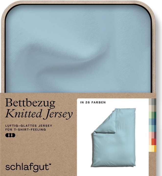 Immagine prodotto schlafgut Knitted Jersey (Copripiumino, 140 x 200 cm)
