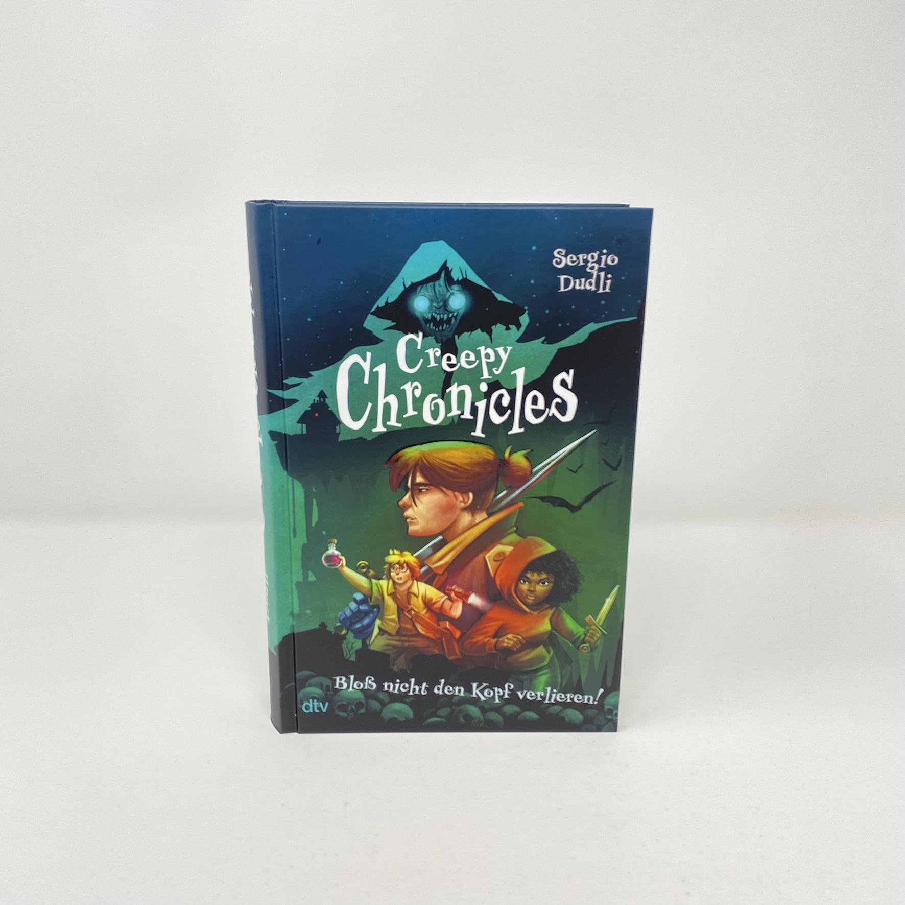 Thumbnail - Creepy Chronicles 1 – Bloss nicht den Kopf verlieren!, Kinderbücher von Sergio Dudli, Falk Holzapfel