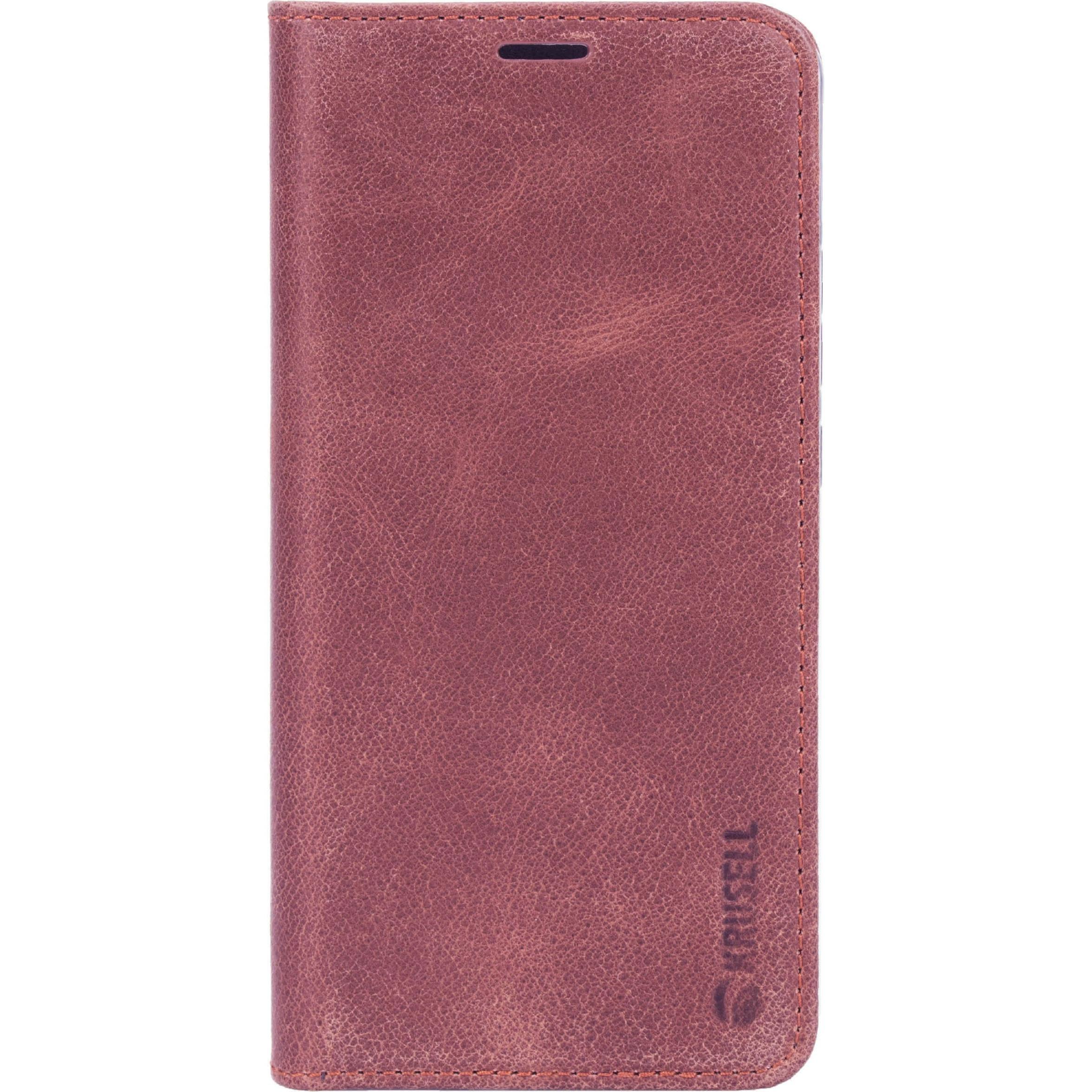 Krusell Sunne 2 Card Foliowallet Sony Xperia L2 vintage red (Sony Xperia L2), Smartphone Hülle, Rot
