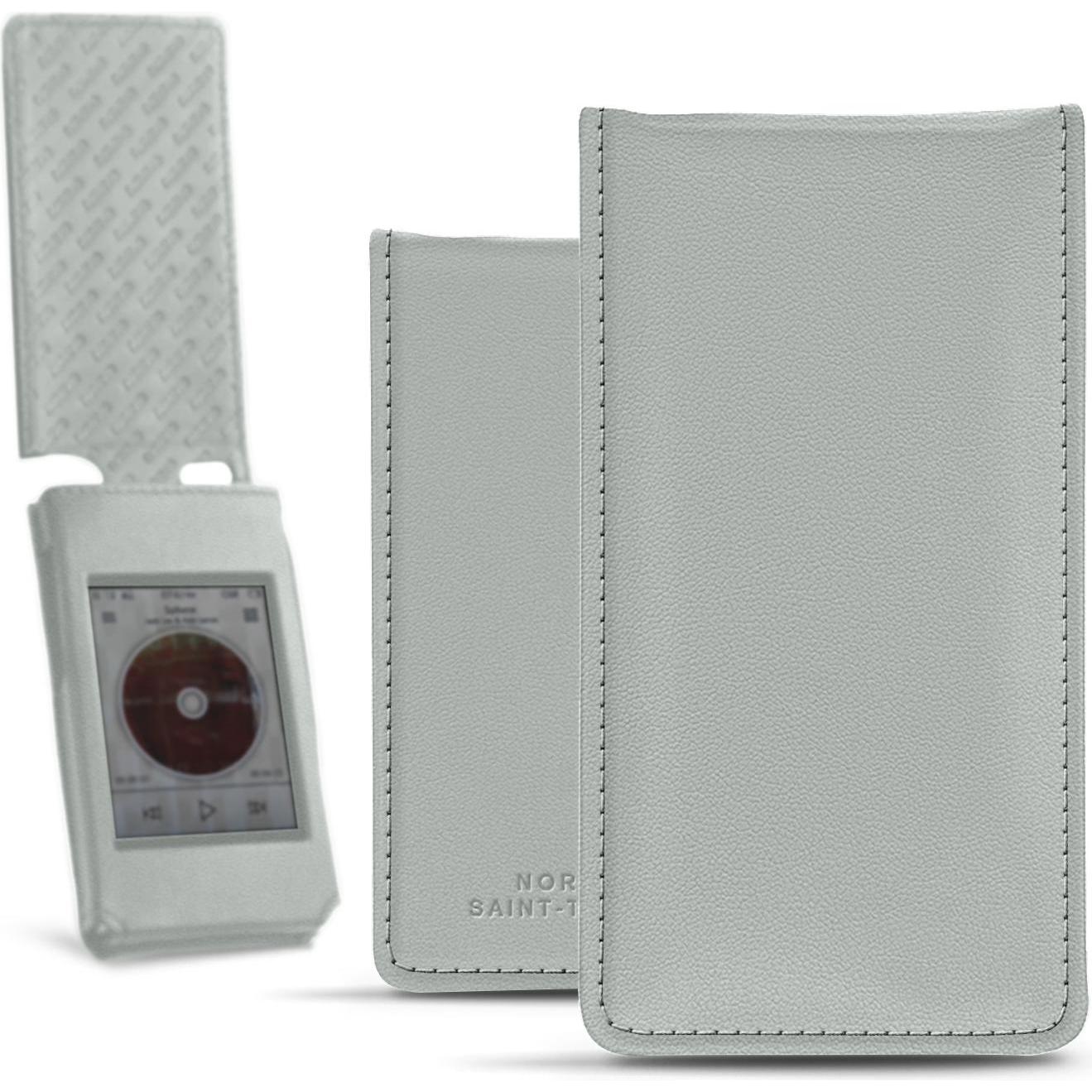 Noreve Lederschutzhülle vertikal, MP3 Tasche + Hülle, Grau