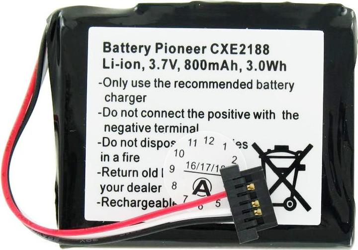 Immagine prodotto Pioneer Akku CXE2188, AVIC-F320BT, Akku 338937010176