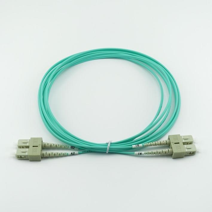 Produktbild CBO BlueOptics LWL Patchkabel SC / SC MM OM3 aqua 7,5m (S/UTP, CAT7, 7.50 m)