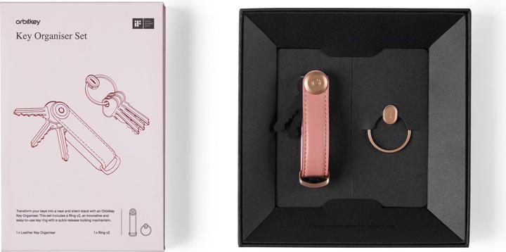 Actual product image Orbitkey Key Organiser Gift Set Light Pink
