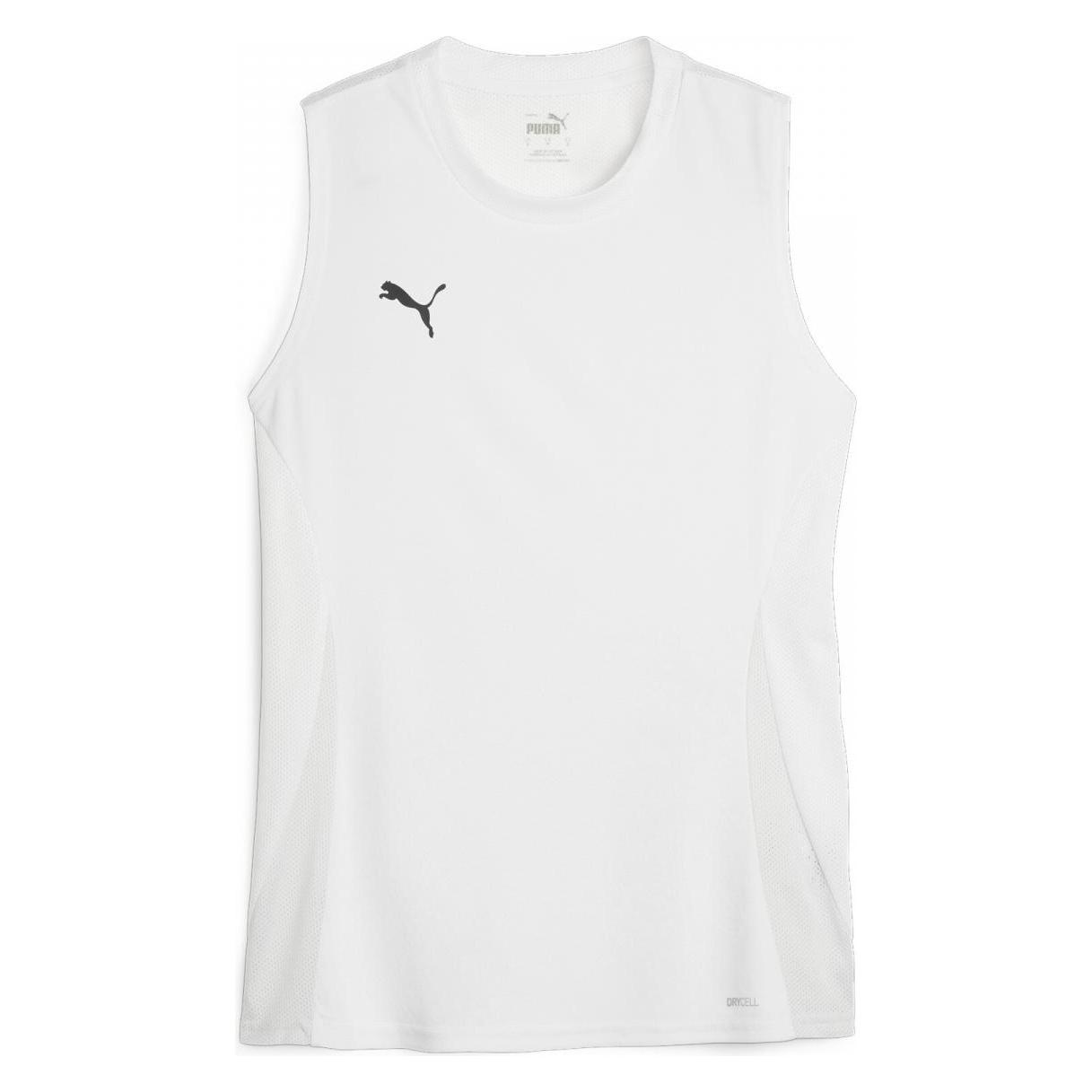 Puma, Vrouwen, Sportief Shirt, TeamGOAL Mouwloze Jersey Wmns (M), Groen, M