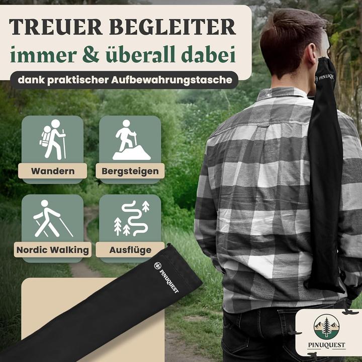 Produktbild Pinuquest Teleskop-Wanderstöcke