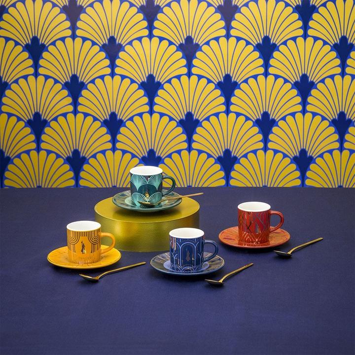 Immagine prodotto Bialetti Cucchiaio da caffè Deco Glam 4 pezzi (4 Pezzo/i, Misurini)