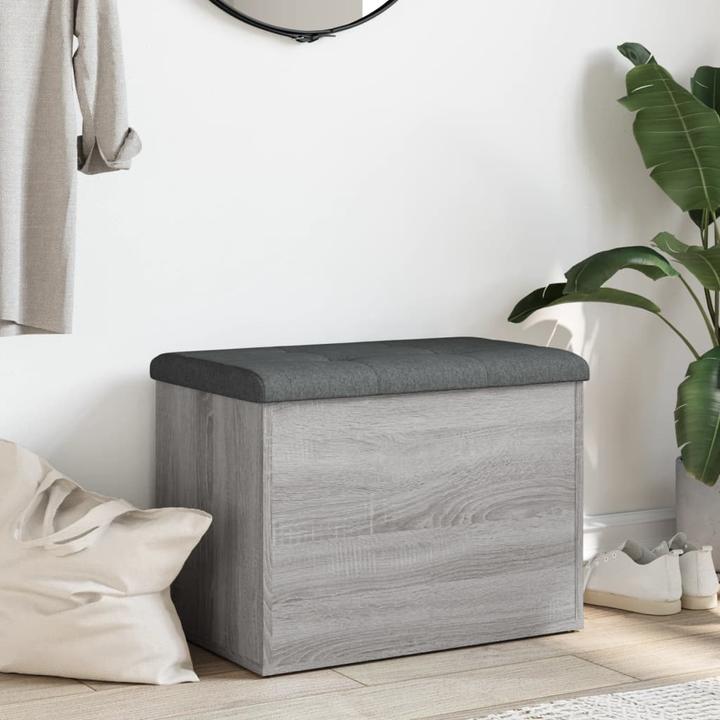 Immagine prodotto VidaXL Panca con contenitore Grigio Sonoma 62x42x45 cm (42 cm)