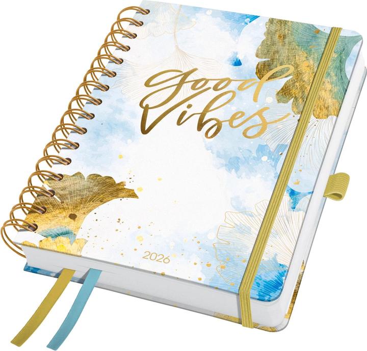 Produktbild Jolie Wochenagenda Inspire, Good Vibes 2026, Mehrfarbig (168 x 215 mm, Niederländisch, Deutsch, Französisch, Englisch)