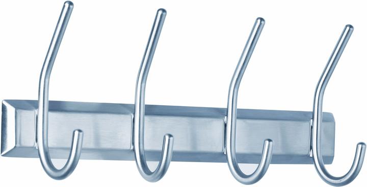 Alco Coat rail Number of hooks: 4 (W x H D) 315 130 70 mm stainless steel 1 pc.
